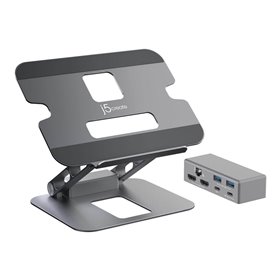 j5create Multi-Angle Dual HDMI Docking Stand (with Ethernet)