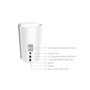 TP-Link DECO X80-5G(1-PACK) 5G Whole Home Wi-Fi 6 Gateway - Mesh router Wi-Fi 6