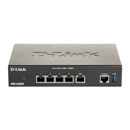 D-Link DSR-250V2 Unified Services VPN Router - Router