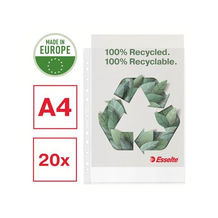 Esselte Prospekthülle 100% recycelt A4