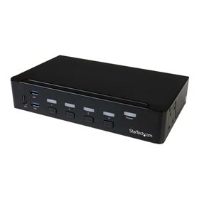 StarTech.com 4 Port HDMI KVM Switch With Built-in USB 3.0 Hub - 1080p