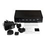 StarTech.com 4 Port HDMI KVM Switch With Built-in USB 3.0 Hub - 1080p