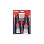 Workit Brushes in Sets of 2 Round and 3 Flat