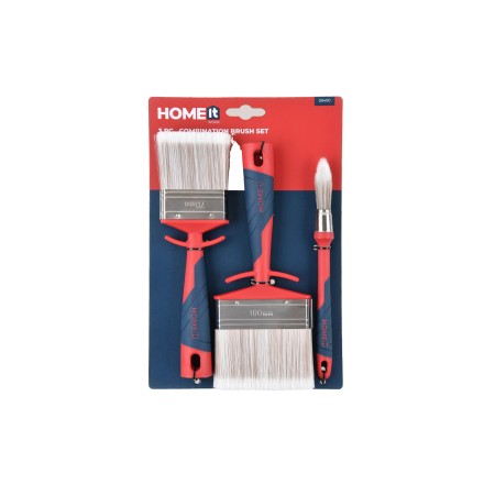 Workit Brushes in Sets of 1 Round and 2 Flat