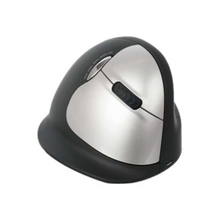 R-Go Tools R-Go HE Mouse Vertical Mouse Wireless Right - Ergonomische Maus (Silber)
