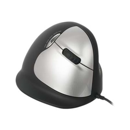 R-Go Tools R-Go HE Mouse Vertical Mouse Large Right - Ergonomische Maus (Silber)