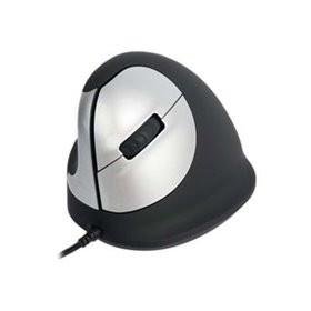 R-Go Tools R-Go HE Mouse Vertical Mouse Medium Left - Ergonomische Maus (Silber)