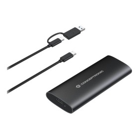Conceptronics Conceptronic DANTE04B - storage enclosure - dual protocol - M.2 Card (PCIe NVMe & SATA) / SATA SSD - USB-C 3.2 (Ge