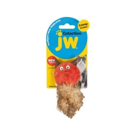 JW Cataction Catnip Squirrel Red/Brown