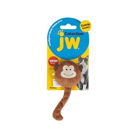 JW Cataction Catnip Monkey Brown