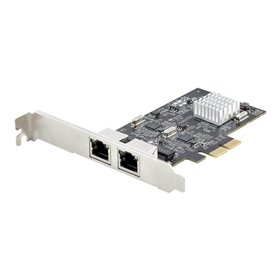 StarTech.com 2-Port 2.5Gbps NBASE-T PCIe Network Card Intel I225-V Dual-Port Computer Network Card Multi-Gigabit NIC PCI Express