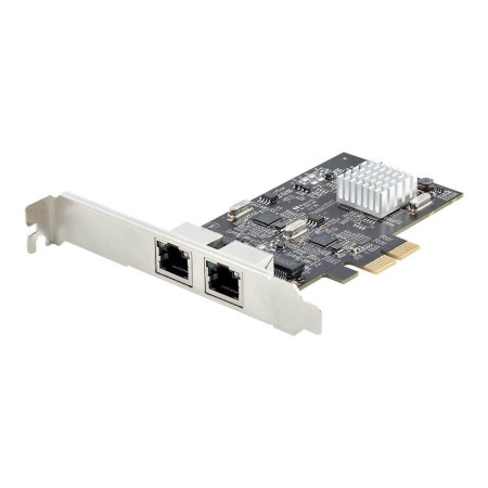 StarTech.com 2-Port 2.5Gbps NBASE-T PCIe Network Card Intel I225-V Dual-Port Computer Network Card Multi-Gigabit NIC PCI Express