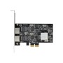StarTech.com 2-Port 2.5Gbps NBASE-T PCIe Network Card Intel I225-V Dual-Port Computer Network Card Multi-Gigabit NIC PCI Express