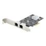 StarTech.com 2-Port 2.5Gbps NBASE-T PCIe Network Card Intel I225-V Dual-Port Computer Network Card Multi-Gigabit NIC PCI Express