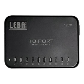 LEBA Innovation LEBA NoteCharge power adapter - 12 watts per port - 24 pin USB-C - 120 Watt