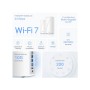 TP-Link Deco BE85 BE19000 Tri-Band Whole Home Mesh (2-Pack) - Mesh router 802.11a/b/g/n/ac/ax/be (Wi-Fi 7)