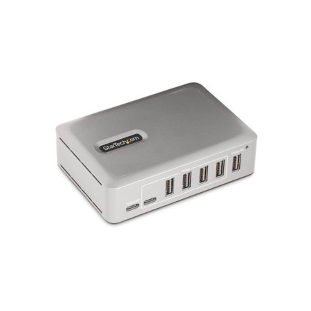 StarTech.com 7-Port USB-C Hub 5x USB-A + 2x USB-C Self-Powered w/ 65W Power Supply USB 3.1 10Gbps Hub w/ BC1.2 Charging USB-Hubs