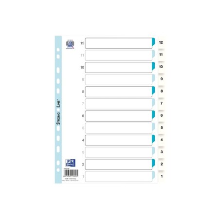 Oxford ELBA StrongLine - divider - for A4 - white