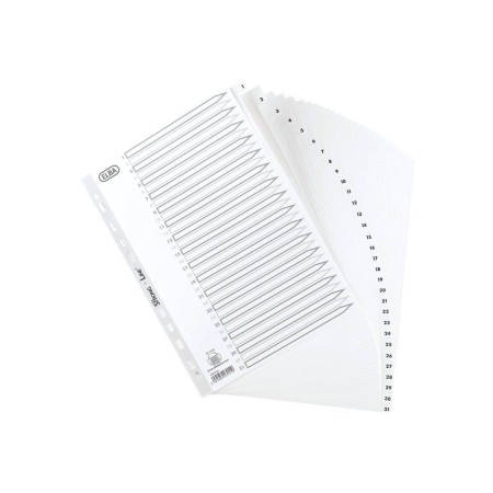 Oxford ELBA StrongLine - divider - 31 parts - for A4 - tabbed - white