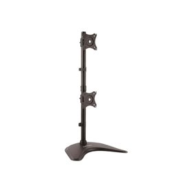 StarTech.com Vertical Dual Monitor Stand - Steel - For Monitors up to 27in