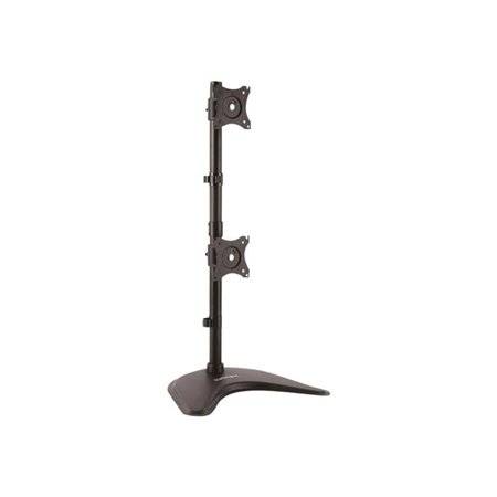 StarTech.com Vertical Dual Monitor Stand - Steel - For Monitors up to 27in
