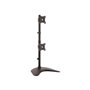 StarTech.com Vertical Dual Monitor Stand - Steel - For Monitors up to 27in