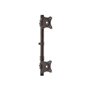 StarTech.com Vertical Dual Monitor Stand - Steel - For Monitors up to 27in