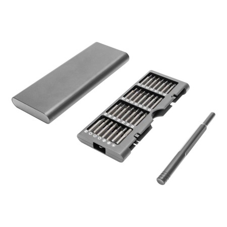 DIGITUS - precision screwdriver handle with bit set - 57 pieces