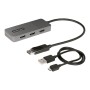 StarTech.com 3-Port MST Hub DisplayPort to Triple HDMI Monitors 4K 60Hz DP 1.4 Multi-Monitor Video Adapter with 1ft (30cm) Built
