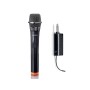 Lenco MCW-011BK - Wireless microphone with 6.3 mm battery powered receiver