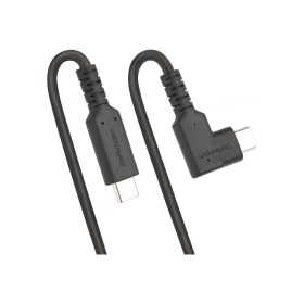 StarTech.com 6ft (2m) Rugged Right Angle USB-C Cable USB 3.2 Gen 1 (5 Gbps) USB C to C Data Transfer Cable 4K 60Hz DP Alt Mode 1