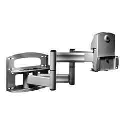 Peerless AV Peerless Full-Motion Plus Wall Mount With Vertical Adjustment PLAV70-UNL mounting kit - for flat panel - black 90.7 