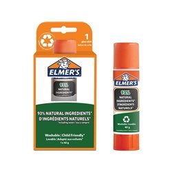 Elmer's ökologische Klebestifte | 93 % natürliche Inhaltsstoffe | 100 % recyceltes Plastik | 40 g | 1 Stück