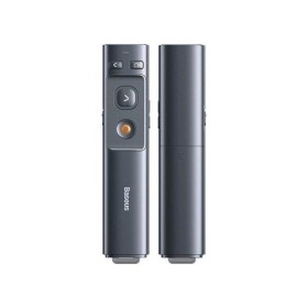 Baseus Orange Dot Multifunctionale remote control for presentation with a laser pointer - gray
