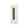Baseus Orange Dot Multifunctionale remote control for presentation with a laser pointer - gray