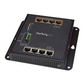 StarTech.com 8-Port (4 PoE+) Gigabit Ethernet Switch - Managed - Wall Mount with Front Access