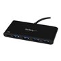 StarTech.com USB C Hub with PD 2.0 4-Port USB-Hubs - 4 - Schwarz