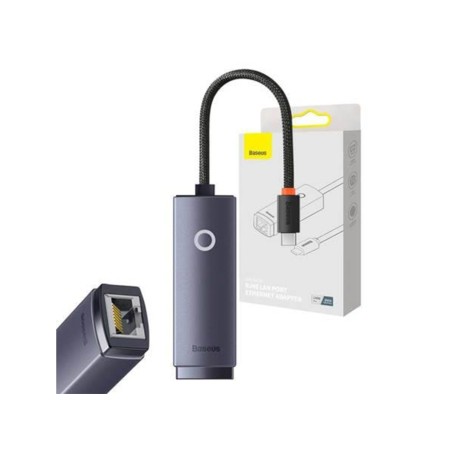 Baseus Network adapter  Lite Series USB-C to RJ45 (grey)
