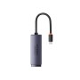 Baseus Network adapter  Lite Series USB-C to RJ45 (grey)