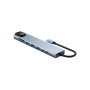 Lippa 8-in-1 87W USB-C PD 4K HDMI & Ethernet Hub USB-Hubs - 8 Anschlüsse