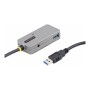 StarTech.com U01043-USB-EXTENDER USB-Hubs - USB 3.2 - 4 - silber