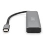 DIGITUS USB-C to 4 x USB-C Hub USB-Hubs - 4 - Grau