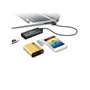 j5create 4-Port USB3.0 Mini Hub USB-Hubs - USB 3.0 - 4 - Schwarz