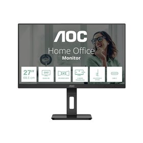 27" AOC Pro-line Q27P3CV - 2560x1440 - 65W USB HUB - LAN RJ45