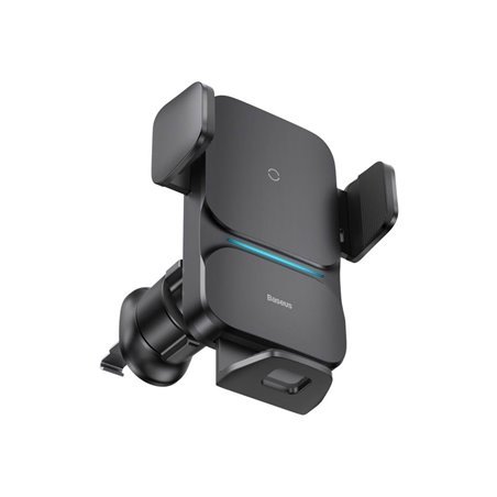 Baseus Wisdom Wireless Charging Air vent Electric Car Phone Holder (black)