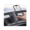 Baseus Wisdom Wireless Charging Air vent Electric Car Phone Holder (black)