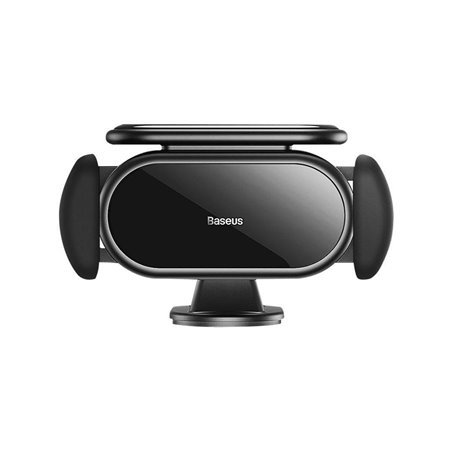 Baseus Solar Electric Car Phone Holder  Steel Cannon Pro (Black)