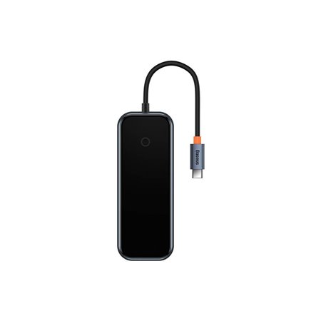 Baseus Adapter 4w1 Hub USB-C na 4xUSB 3.0 (Dark Grey) USB-Hubs - USB 3.0 - 4 - Grau