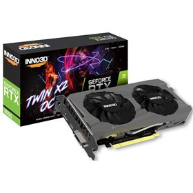 Inno3D GeForce RTX 3050 Twin X2 OC V2 - 8GB GDDR6 RAM - Grafikkarte