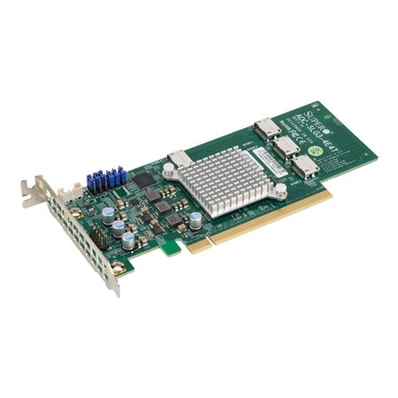 Supermicro AOC-SLG3-4E4T - storage controller - PCIe 3.0 - PCIe 3.0 x16